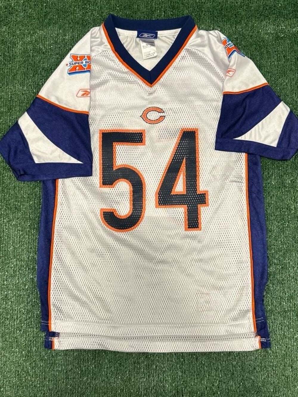 Vintage Brian Urlacher #54 Chicago Bears Youth Large Super Bowl XLI Jersey